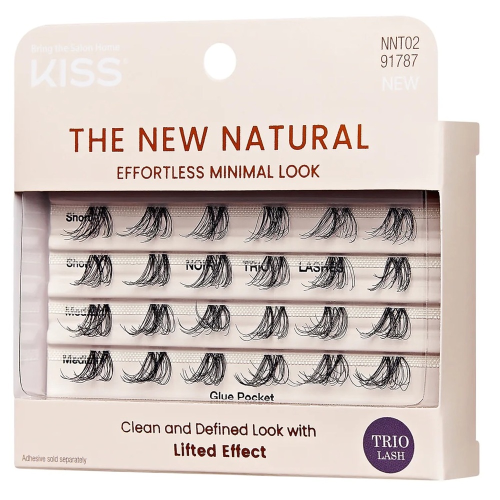 NEW! KISS Lashes The New Natural Effortless Minimal Look “Noir” NNT02 91787